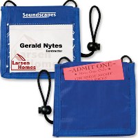 Custom Bi-Fold Nylon Neck Wallet