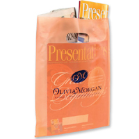Frosted Die Cut Handle Bags