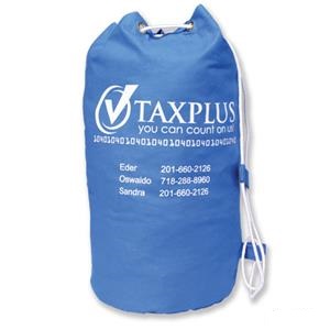 Custom Drawstring Cotton Barrel Bags