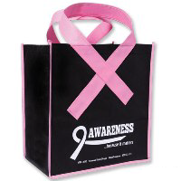 Custom Awareness Ribbon Shopper Tote Bags