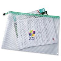 Custom PolyWeave Zippered Pouch 