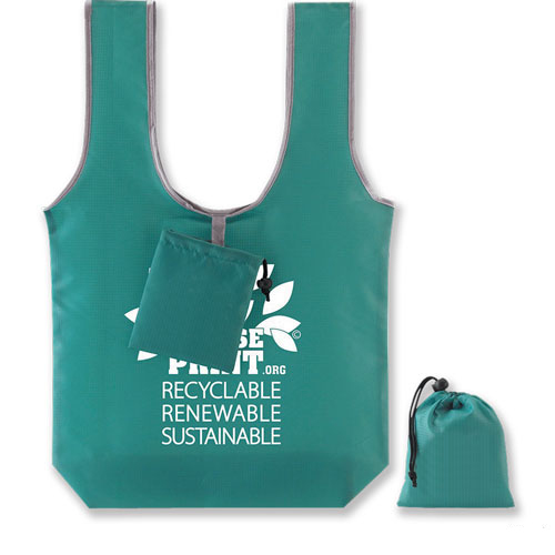 TB-1305 T-Shirt Fold N Go Tote (190T polyester)