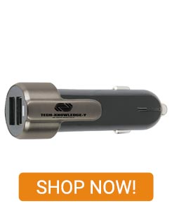 TV-18000 - Car Charger With Safety Tool - Shop Now!