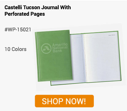 WP-15021 - Castelli Tucson Journal With Perforated Pages - Shop Now!