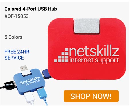 Colored 4-Port USB Hub Shop Now