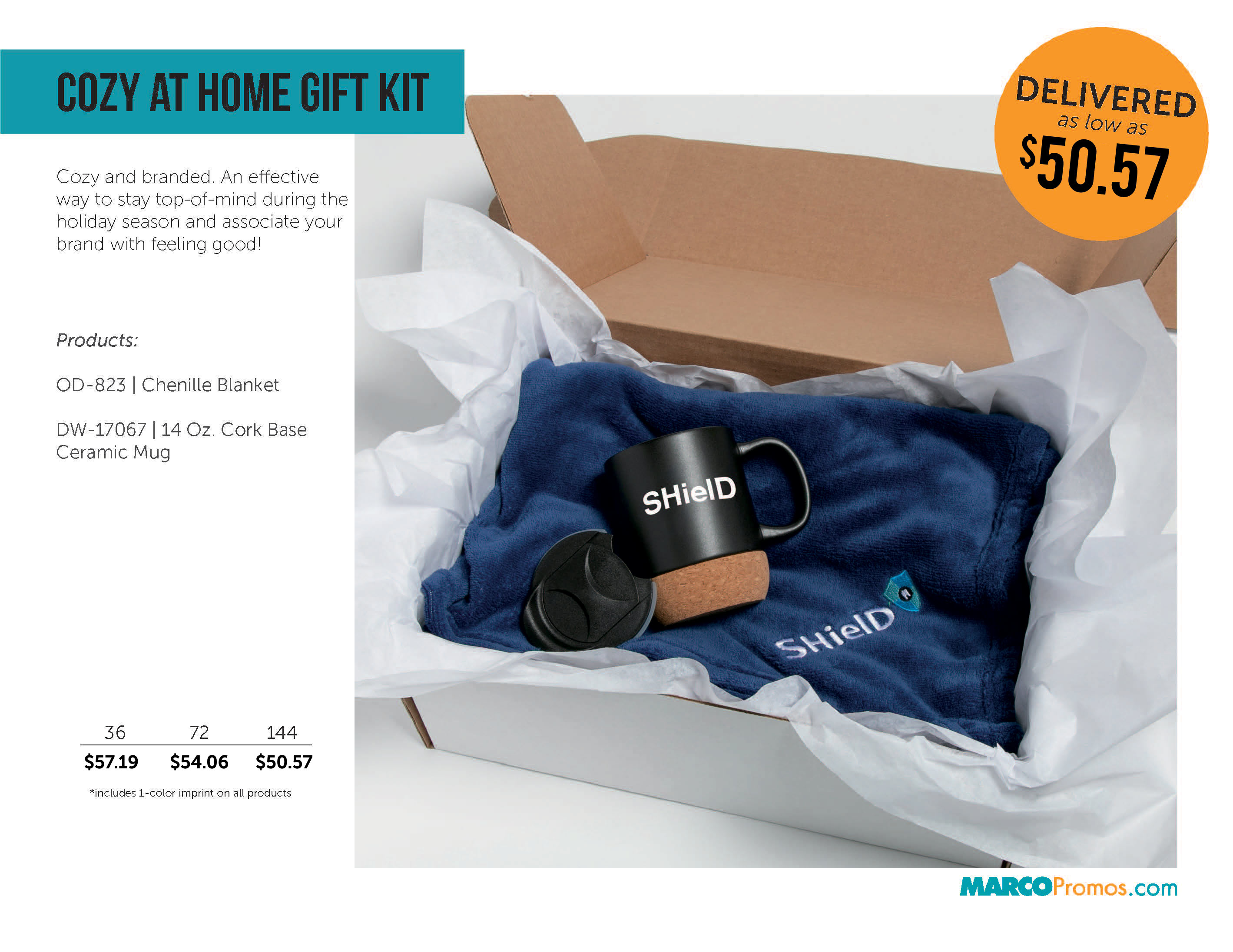 Cozy Home Holiday Gift Kit Custom Promo Pack.