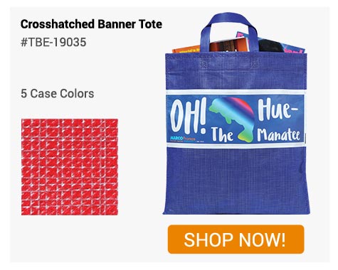 Crosshatched Banner Tote - Shop Now