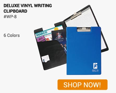 WP-8 - Deluxe Vinyl Writing Clipboard - Shop Now!