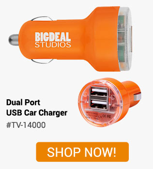 TV-14000 - Dual Port USB Car Charger - Shop Now!