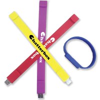 Item #OF-1024, Flash Drive Wristband