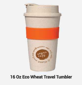 16 Oz Eco Wheat Travel Tumbler - Shop Now!