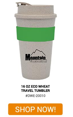 DWE-20010 - 16 Oz Eco Wheat Travel Tumbler- Shop Now!