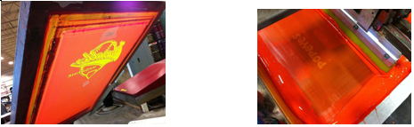 MARCO Promos's t-shirt screen printing technique.