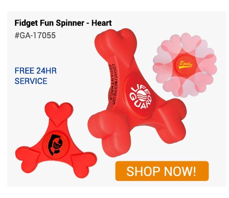 Fidget Fun Spinner - Heart - Shop Now
