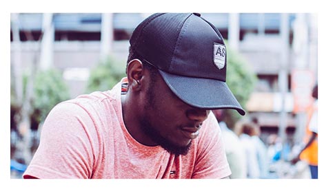 Man Wearing Hat Outside