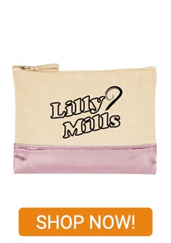 TV-18015 - Metallic And Cotton Cosmetic Bag - Shop Now!