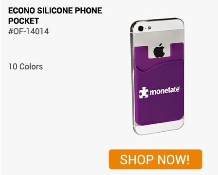 OF-14014 - Econo Silicone Phone Pocket - Shop Now!