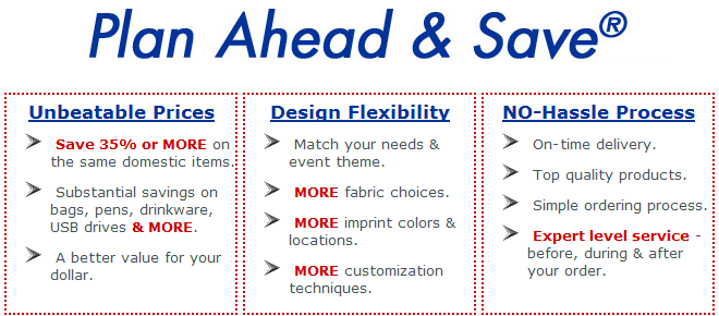 MARCO Promotional Products Plan Ahead & Save®
