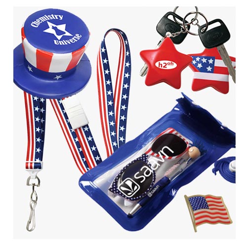Various Patriotic Promo Products