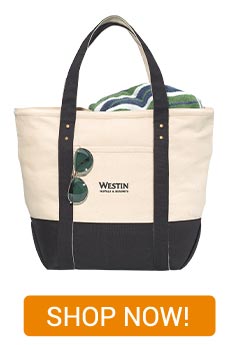 TB-15008 - Seaside Zippered Cotton Tote - Shop Now!